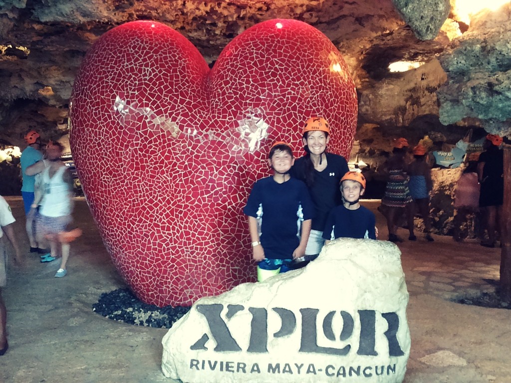 Shannon, Victor and Eric at the heart of the Earth.